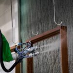 Machine peinture menuiserie bois