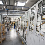 Intérieur usine de fabrication bois