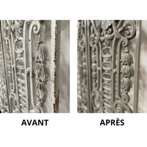 récupération de grille avant-après